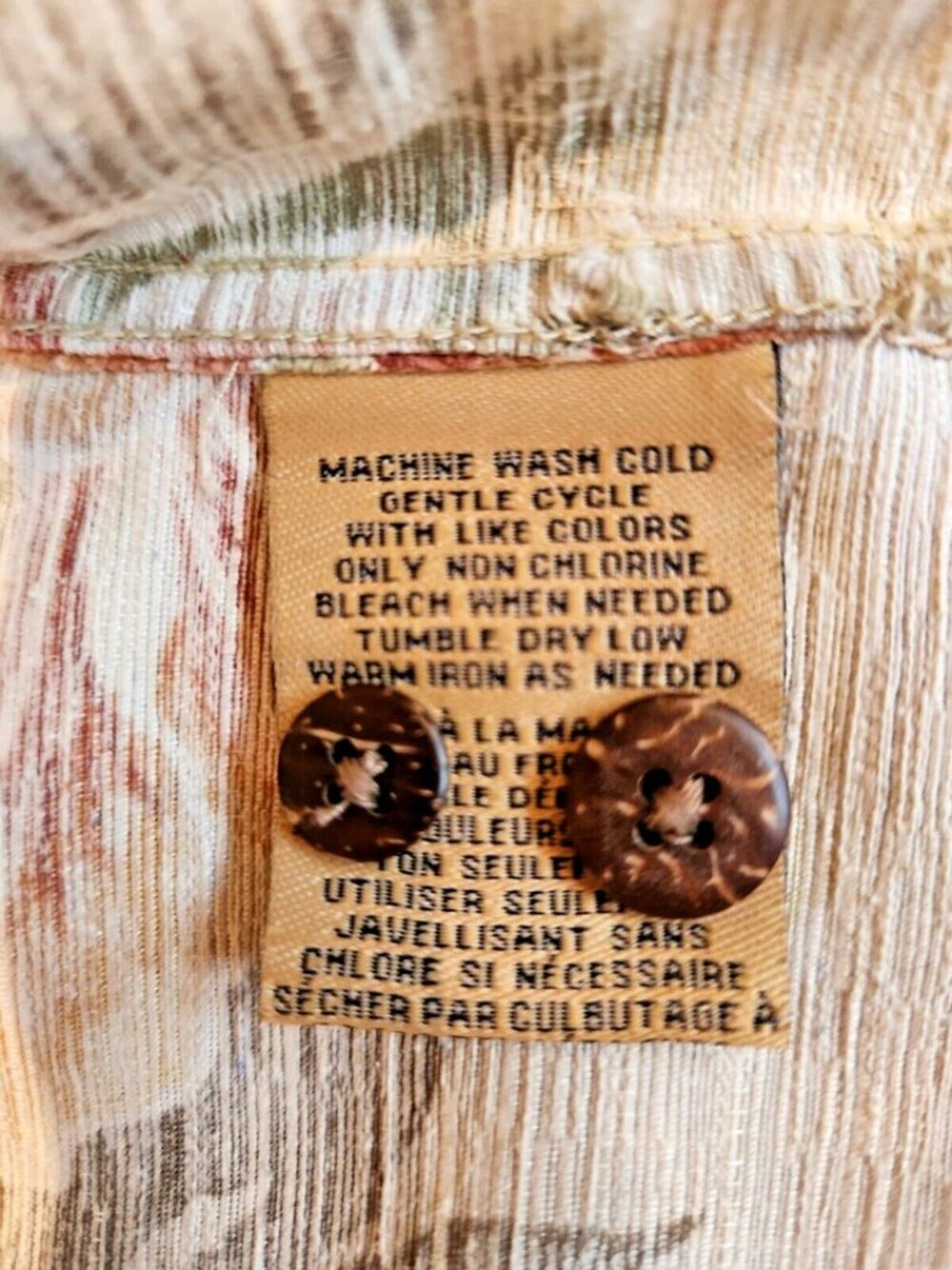 Havana Jack's Cafe Hawaiian Shirt Men's Sz. L Silk Floral Button Up Short Sleeve - Picture 6 of 15